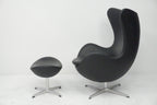 Fritz Hansen Egg Chair & Ottoman von Arne Jacobsen