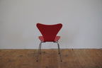 Fritz Hansen Serie 7 rot 3107 Arne Jacobsen