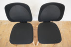 Giroflex Besucherstuhl 353 Stoff schwarz 2er Set