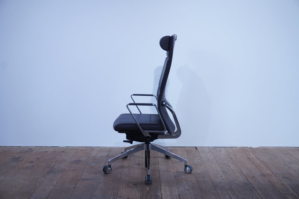 Girsberger Bürostuhl Diagon Executive Leder braun