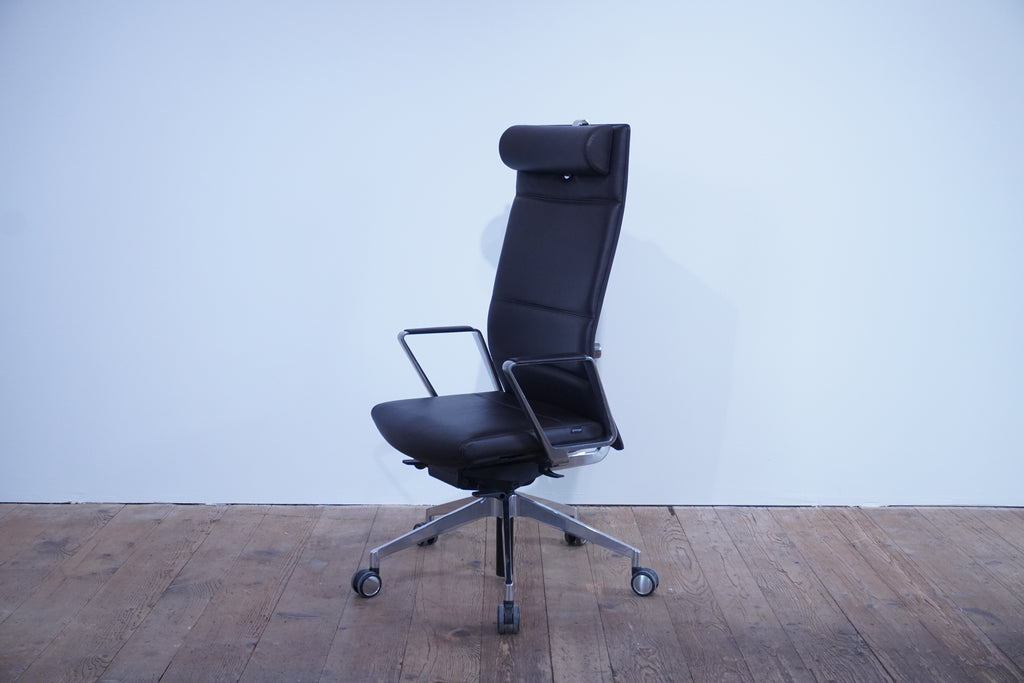 Girsberger Bürostuhl Diagon Executive Leder braun