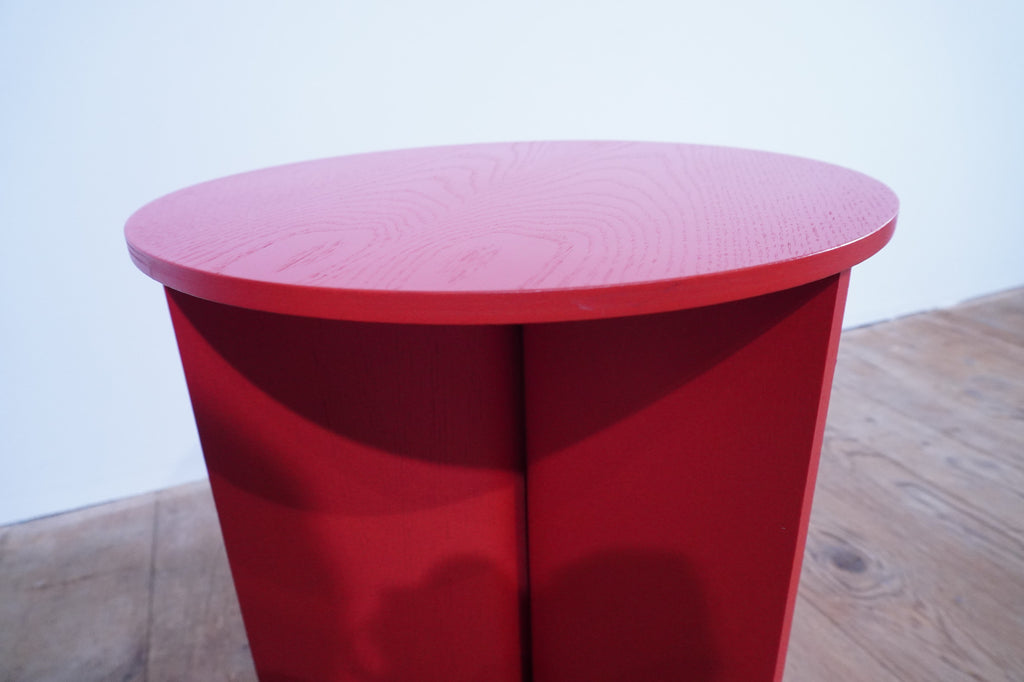 HAY Slit Table Eiche rot