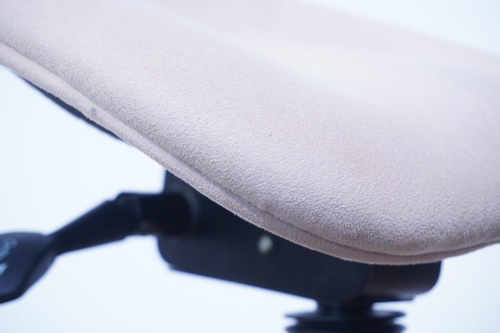Anatom Silya Hocker Arbeitsstuhl Hochstuhl Microfaser beige