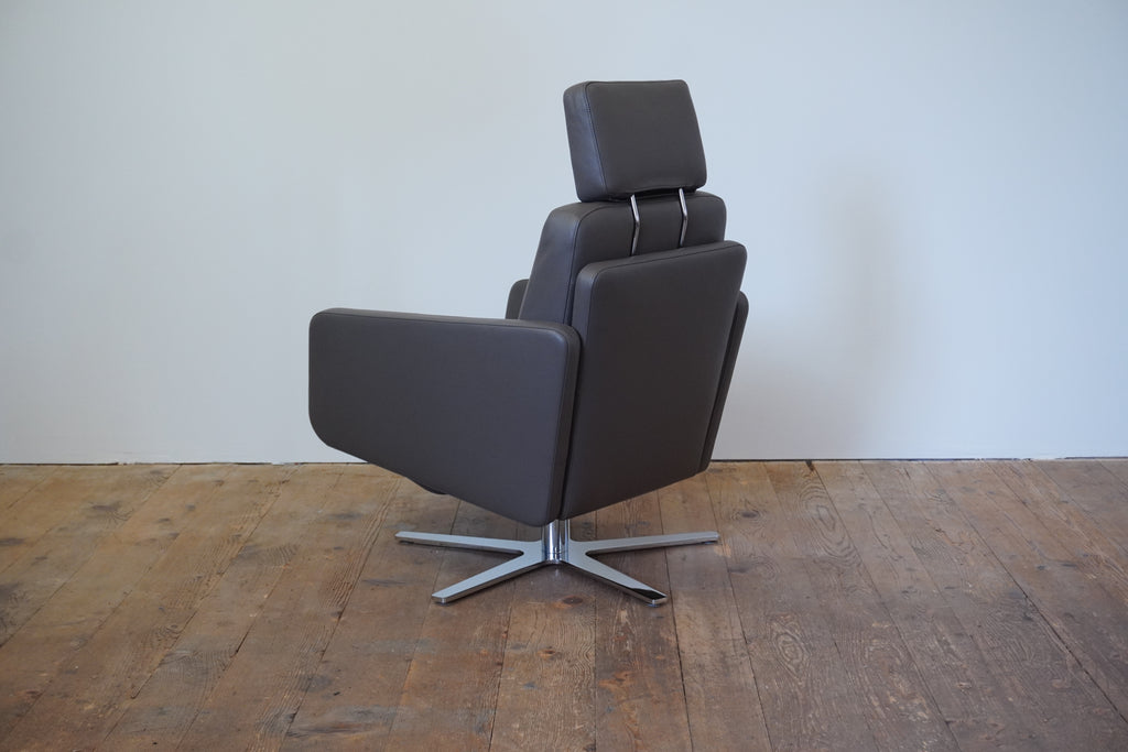 Intertime Nano Hochsessel Leder taupe