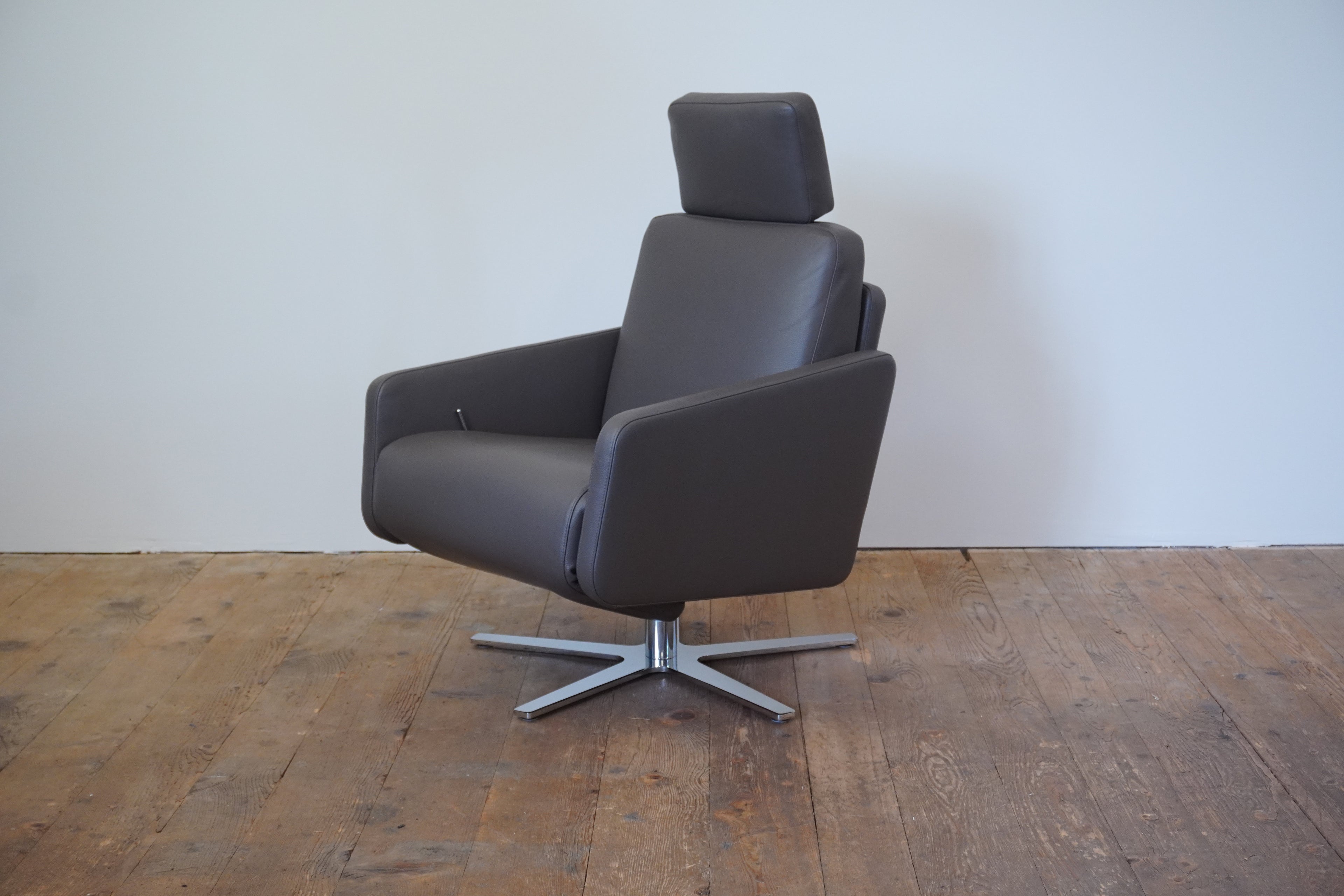 Intertime Nano Hochsessel Leder taupe