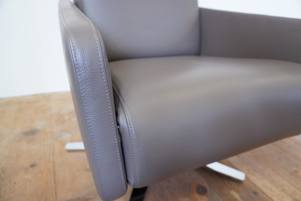 Intertime Nano Hochsessel Leder taupe