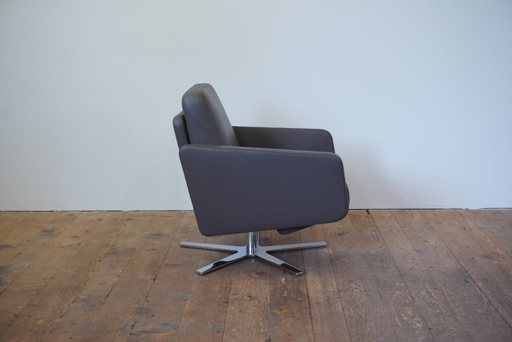 Intertime Nano Hochsessel Leder taupe