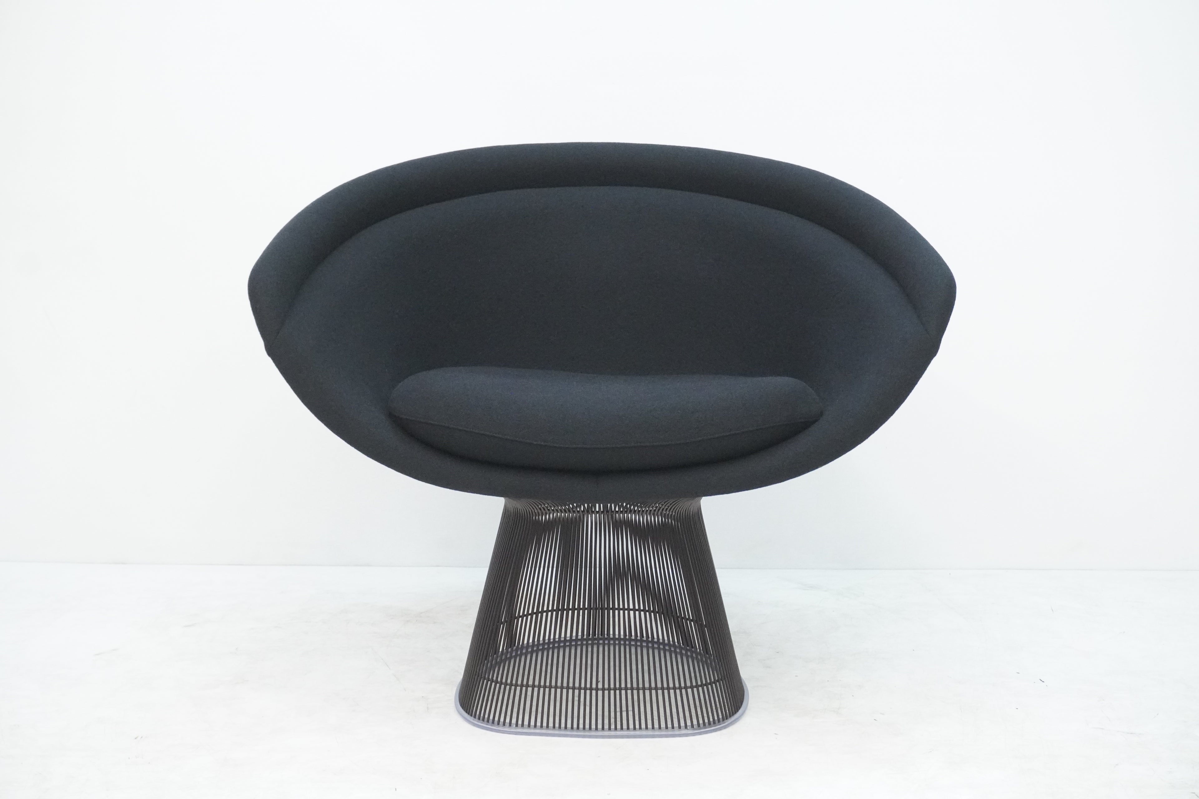 Knoll Platner Lounge Chair Stoff Tonus schwarz