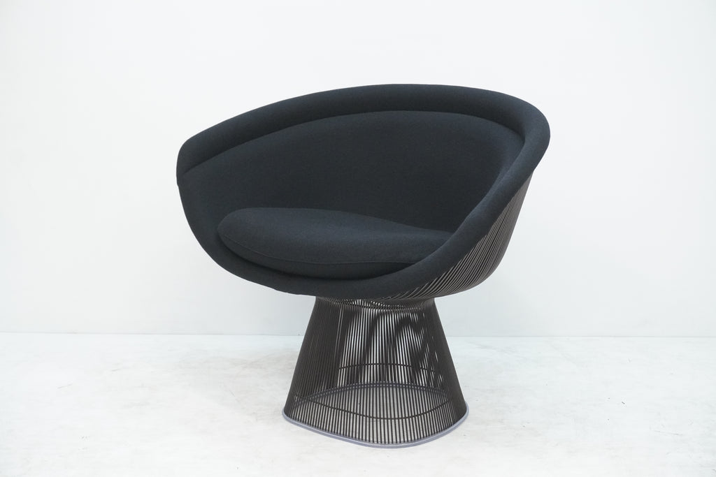 Knoll Platner Lounge Chair Stoff Tonus schwarz
