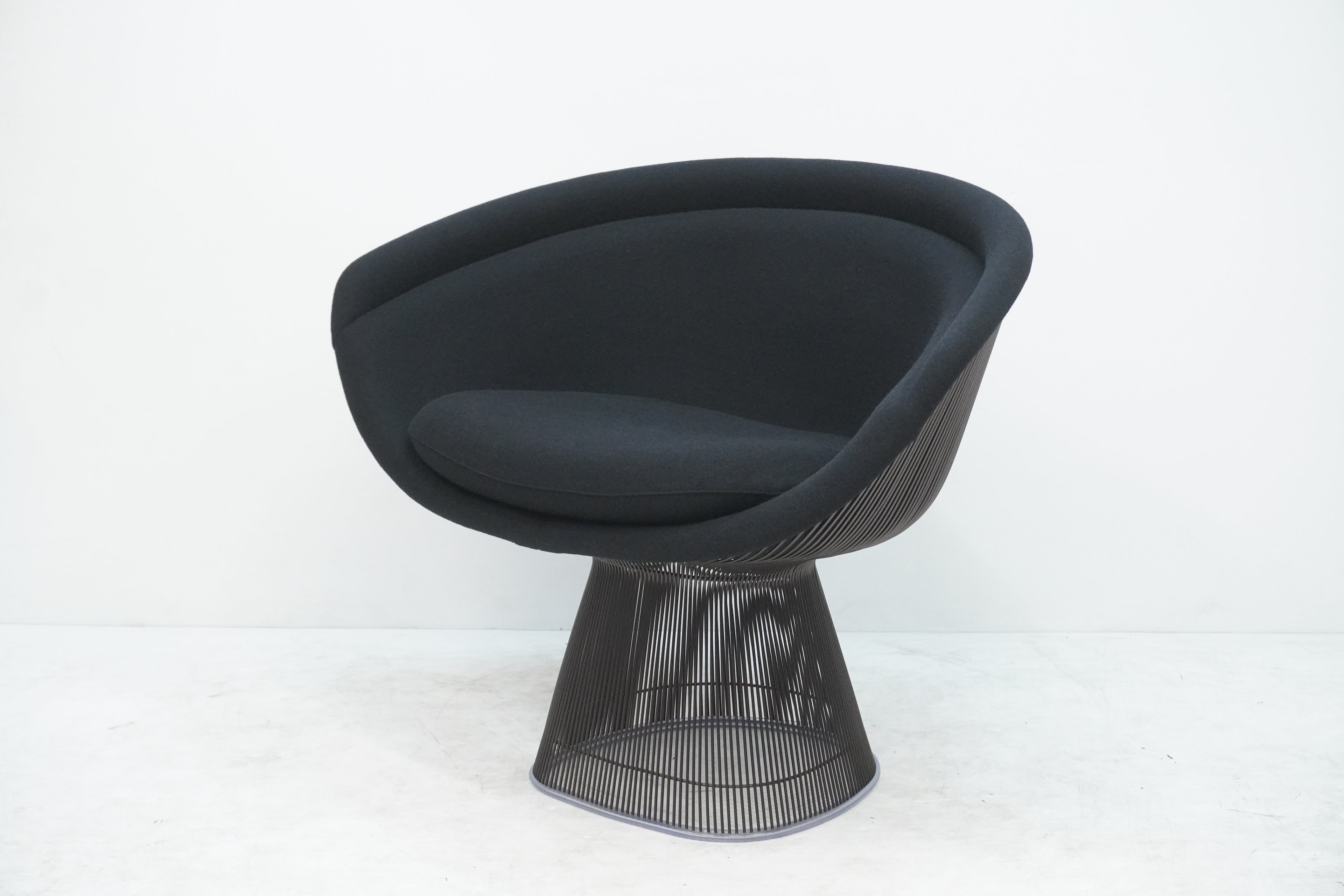 Knoll Platner Lounge Chair Stoff Tonus schwarz