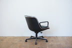 Knoll Pollock Executive Chair Leder dunkelgrün