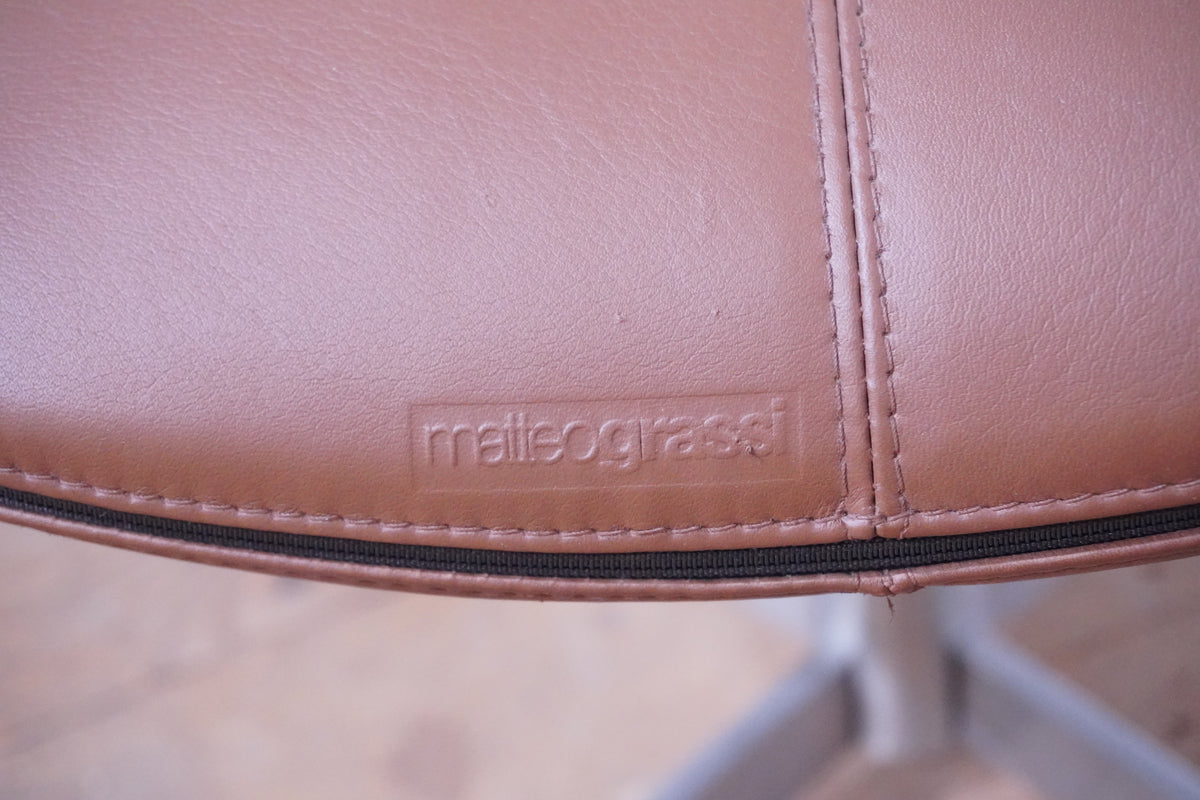 Matteo Grassi Lounge Chair Leder cognac
