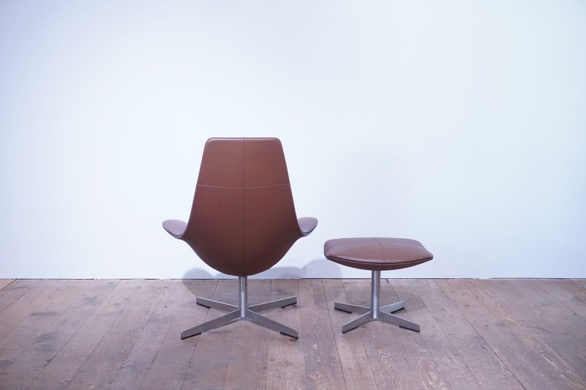 Matteo Grassi Lounge Chair Leder cognac