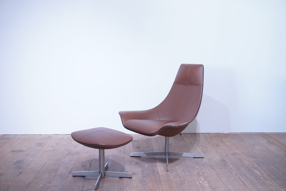 Matteo Grassi Lounge Chair Leder cognac