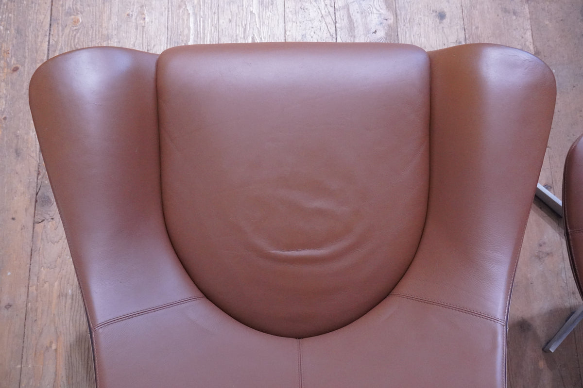 Matteo Grassi Lounge Chair Leder cognac
