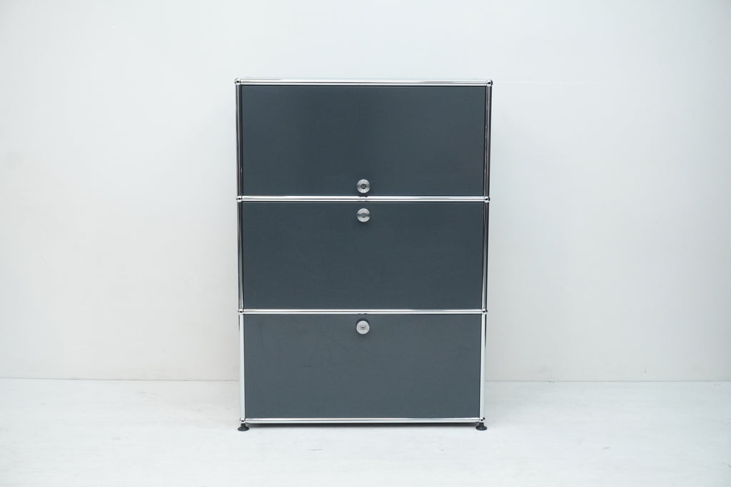 USM Haller Regal 1x3 anthrazitgrau