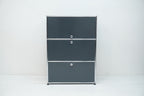 USM Haller Regal 1x3 anthrazitgrau
