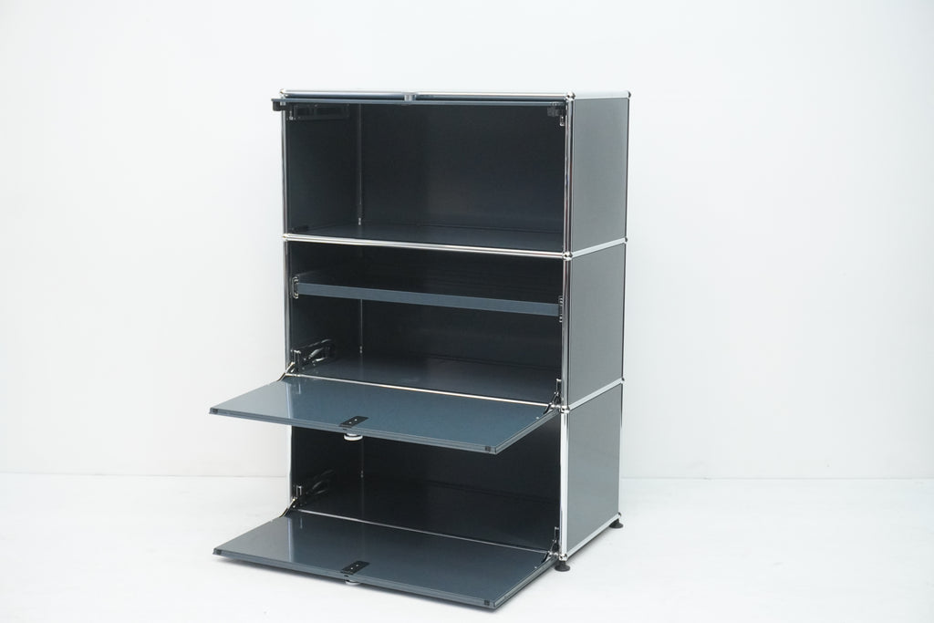 USM Haller Regal 1x3 anthrazitgrau