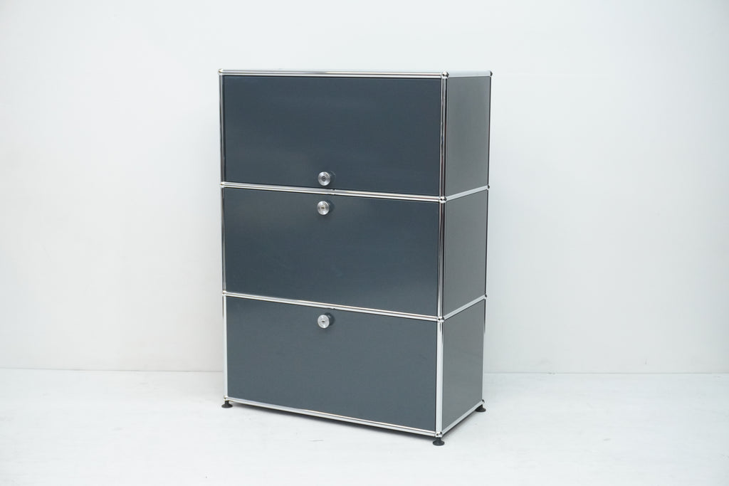 USM Haller Regal 1x3 anthrazitgrau