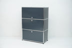 USM Haller Regal 1x3 anthrazitgrau