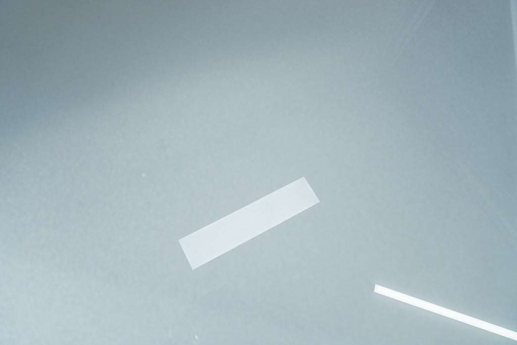 USM Haller Tisch niedrig Glas 75x75x37cm