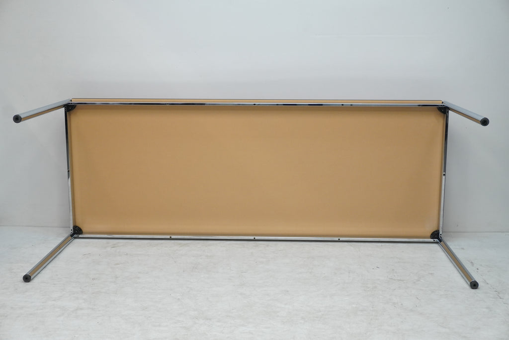 USM Haller Tisch 200 x 75 cm Linoleum rot