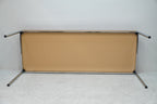 USM Haller Tisch 200 x 75 cm Linoleum rot