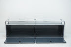 USM Haller Regal 2x1 anthrazitgrau mit Glas