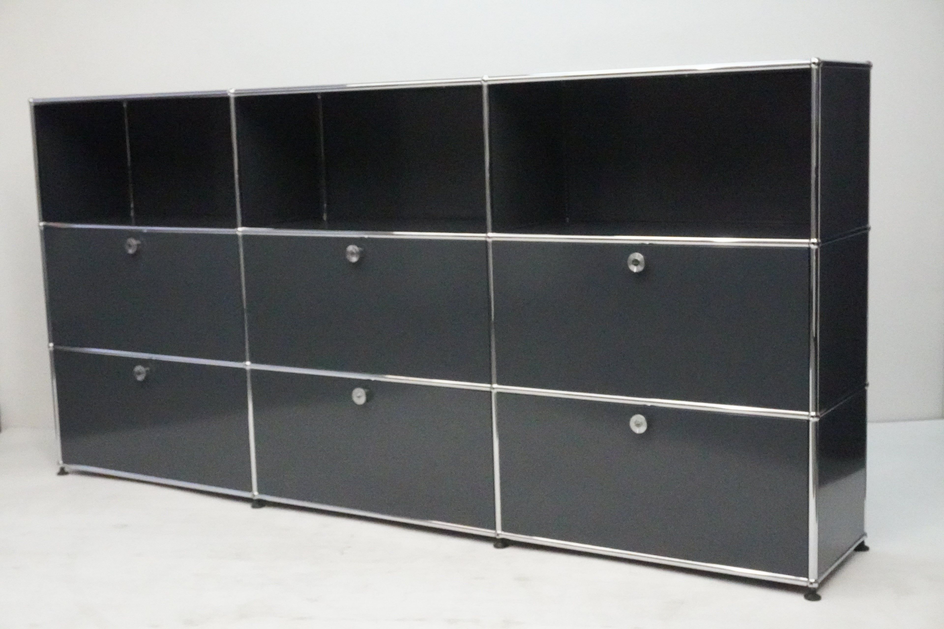 USM Haller Regal 3x3 anthrazitgrau