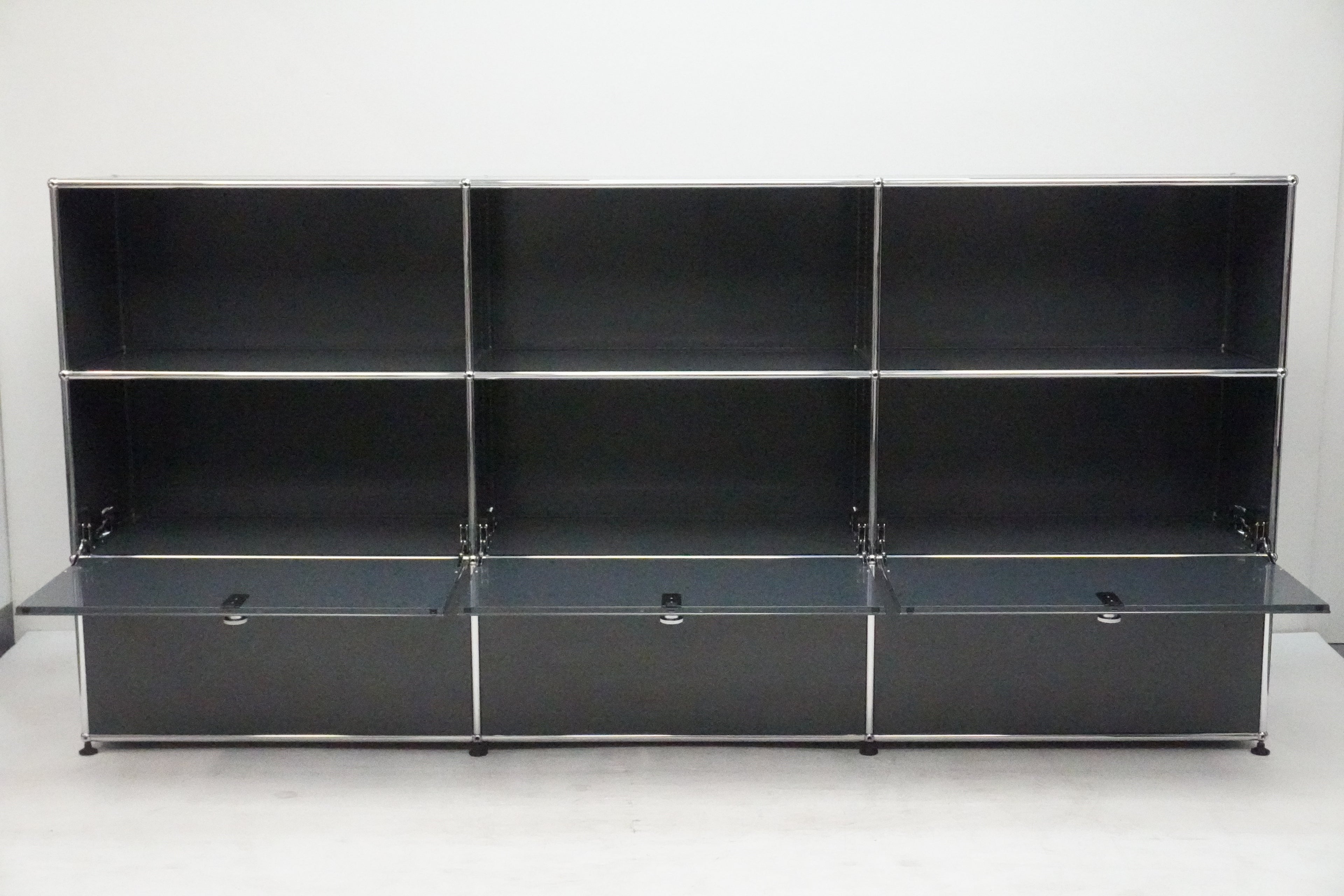 USM Haller Regal 3x3 anthrazitgrau