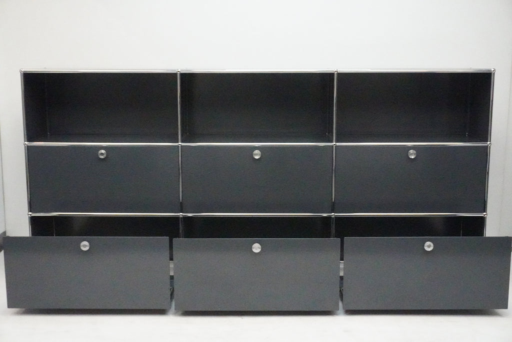 USM Haller Regal 3x3 anthrazitgrau