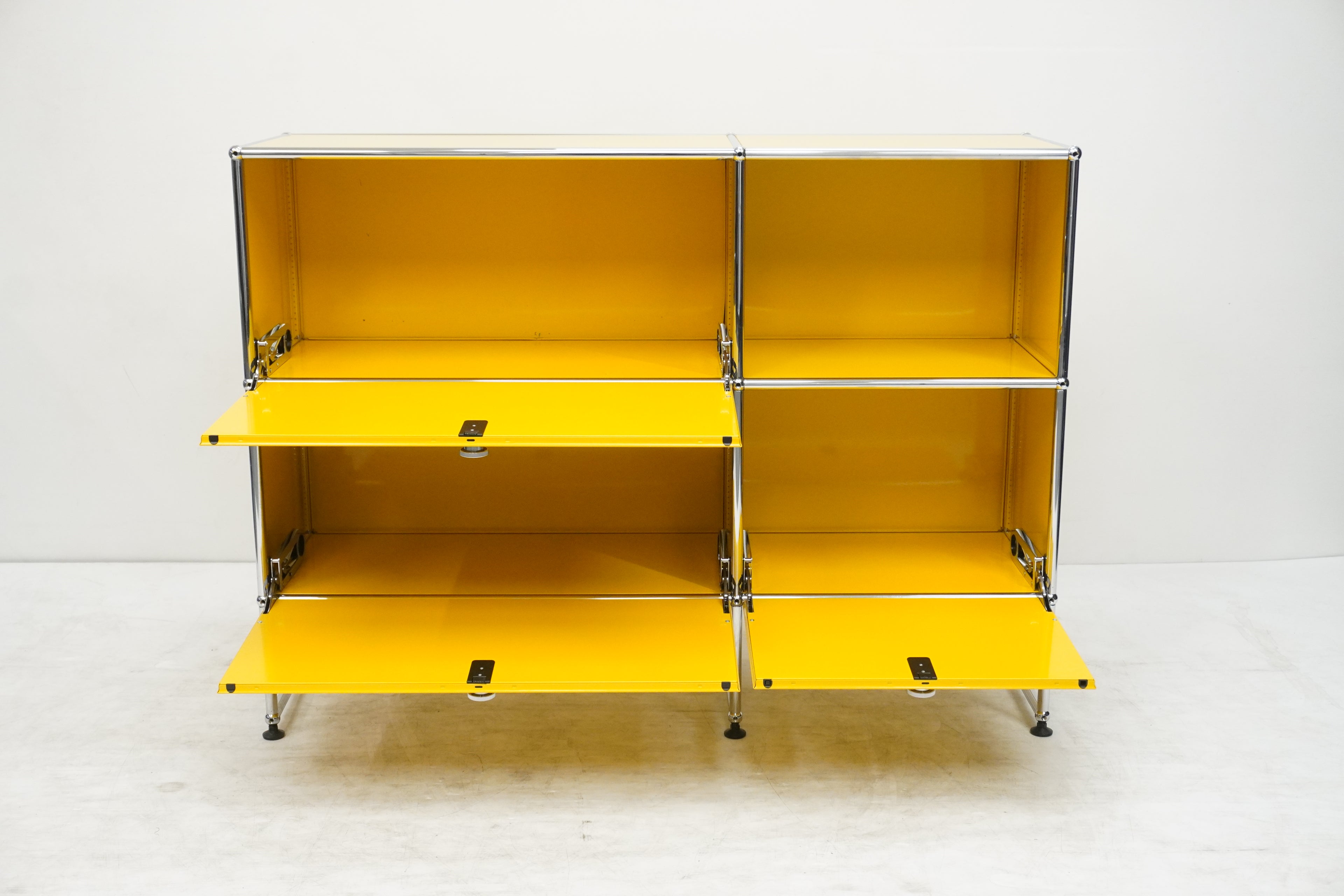 USM Haller Regal 2x3 goldgelb