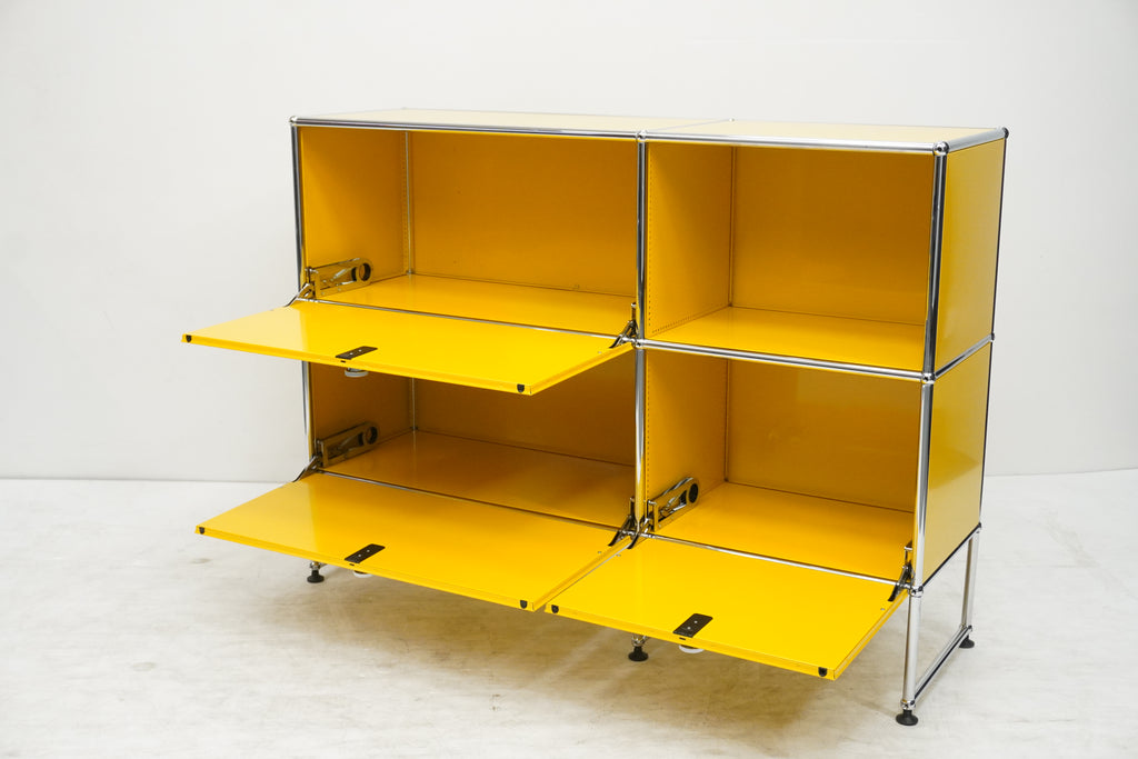 USM Haller Regal 2x3 goldgelb