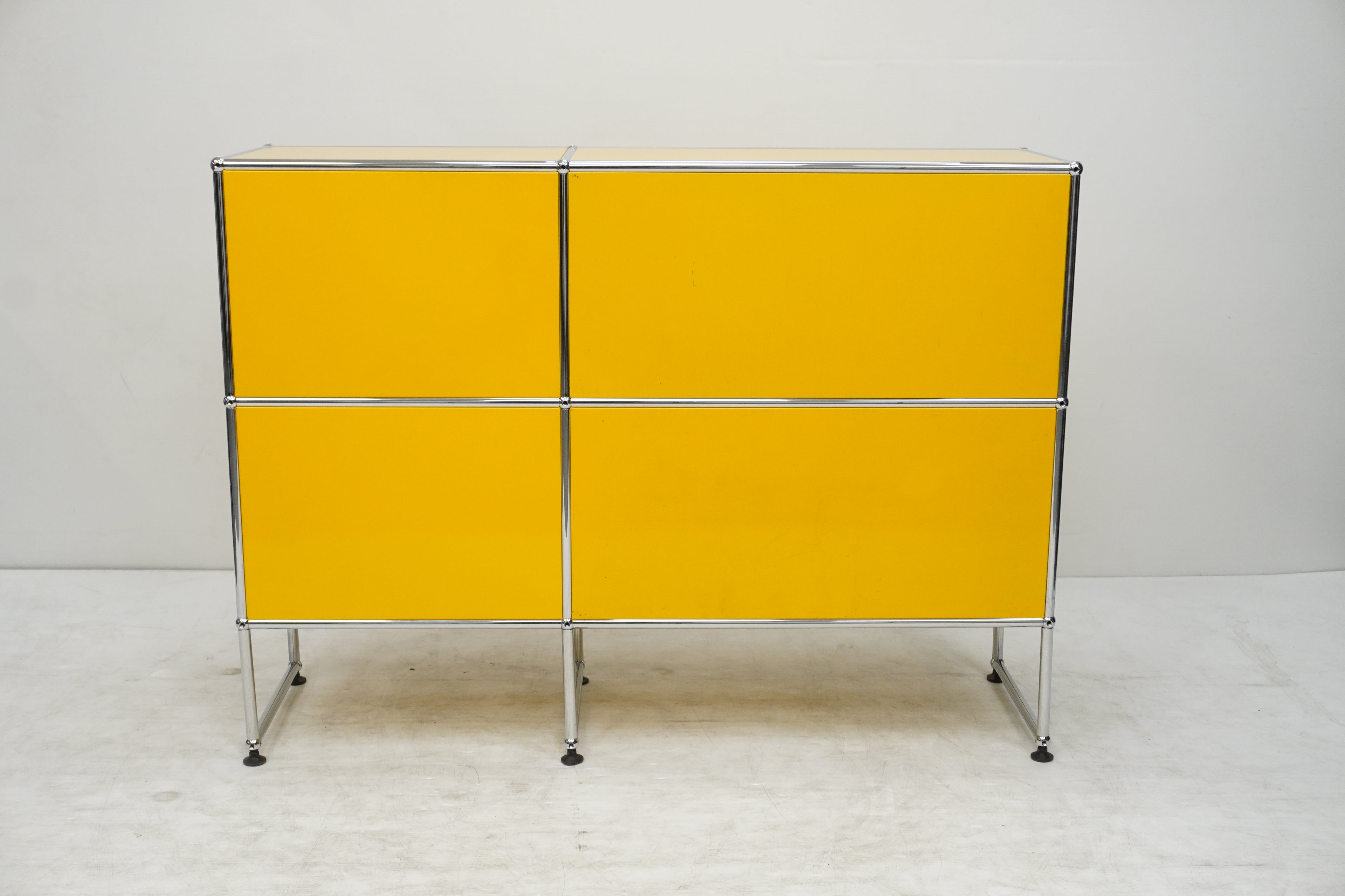 USM Haller Regal 2x3 goldgelb