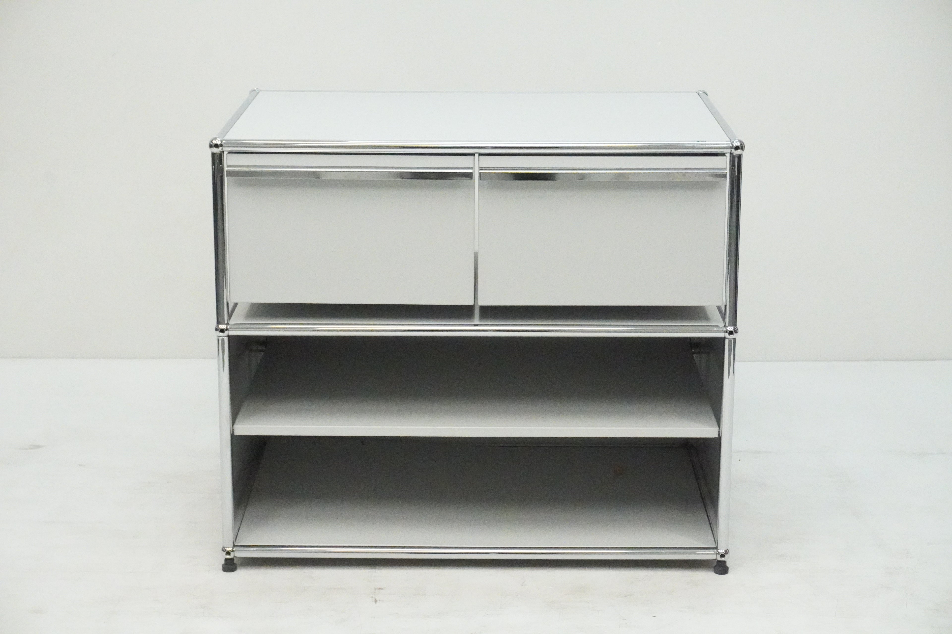 USM Haller Regal 1x2 lichtgrau