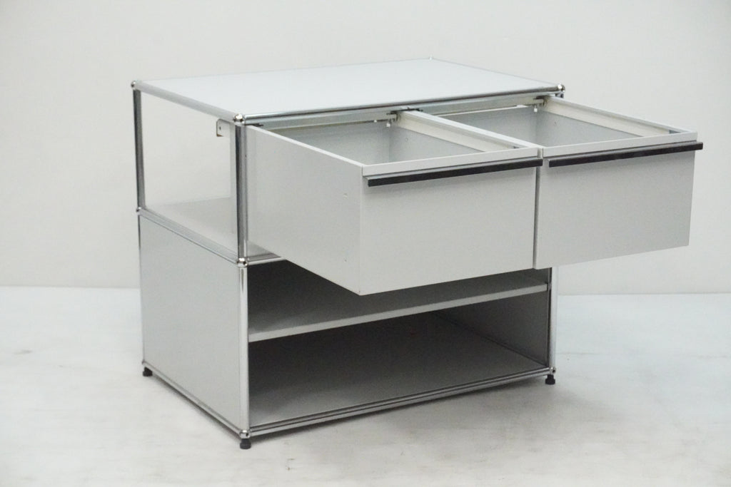 USM Haller Regal 1x2 lichtgrau