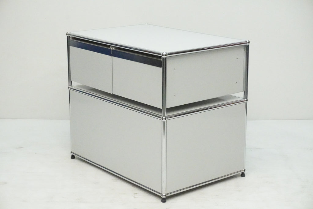 USM Haller Regal 1x2 lichtgrau