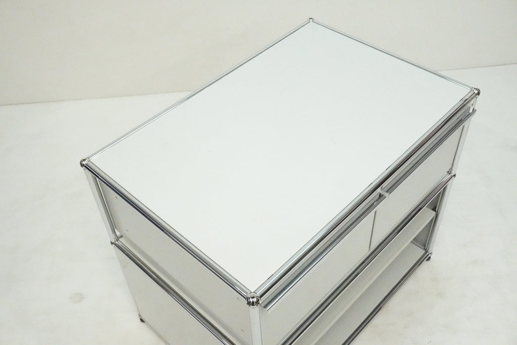 USM Haller Regal 1x2 lichtgrau