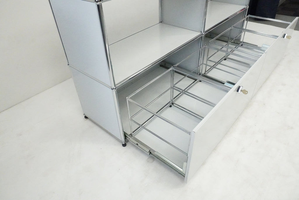USM Haller Regal 2x2 lichtgrau