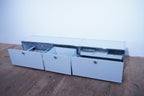 USM Haller Regal 3x1 lichtgrau mit Schubladen
