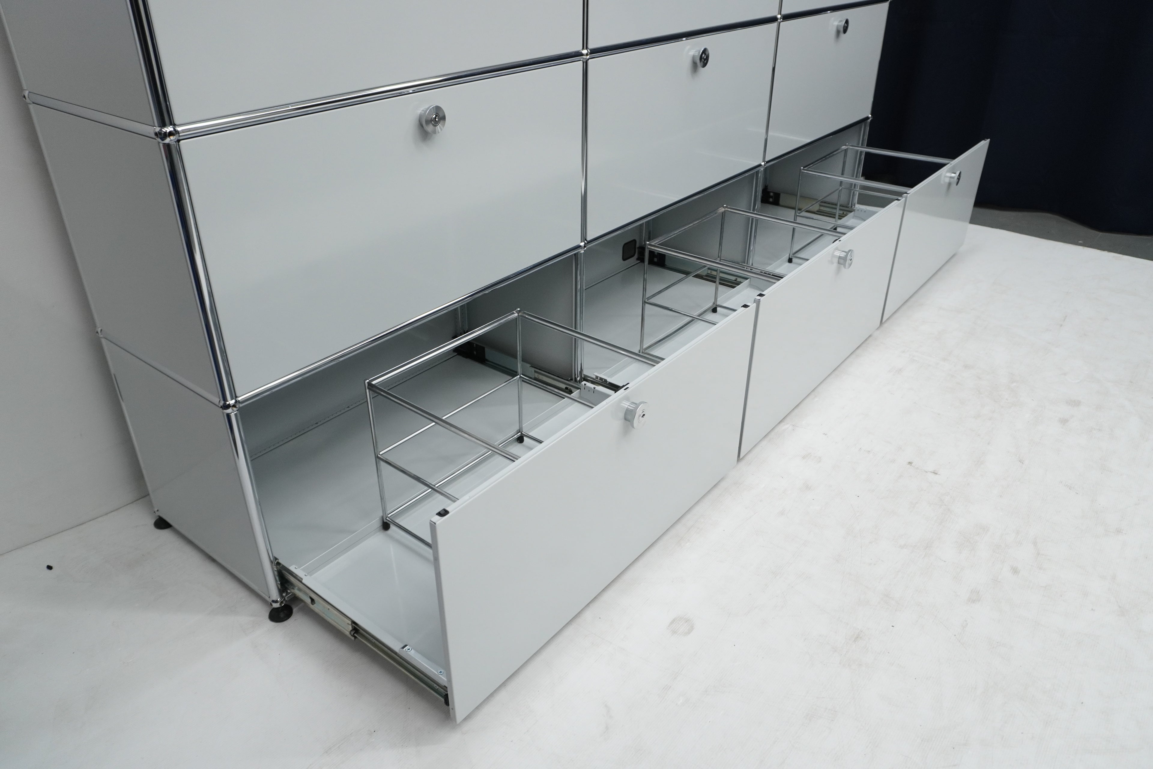 USM Haller Regal 3x3 lichtgrau