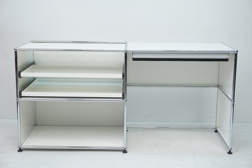 USM Haller Arbeitstisch Secretaire weiss