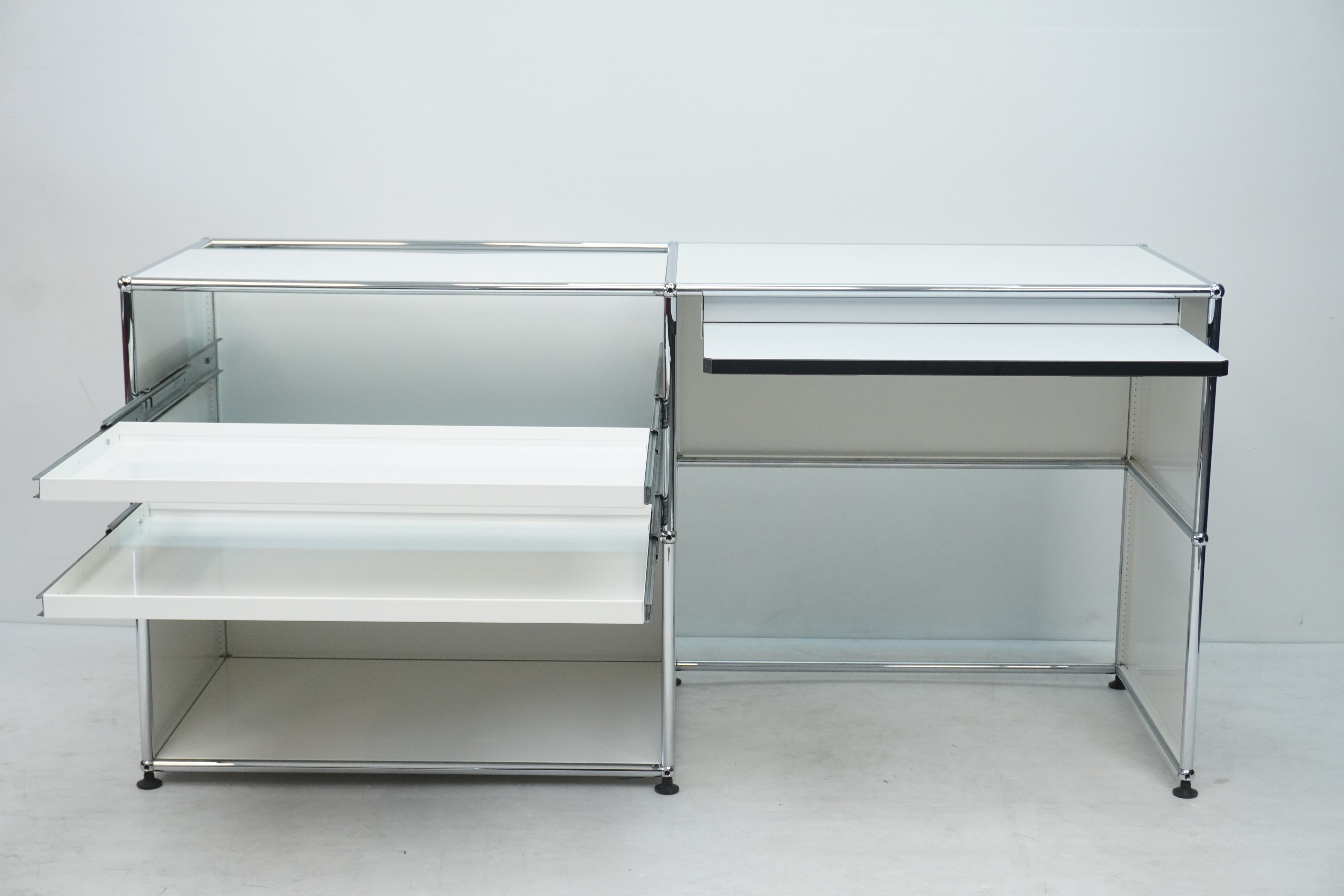 USM Haller Arbeitstisch Secretaire weiss