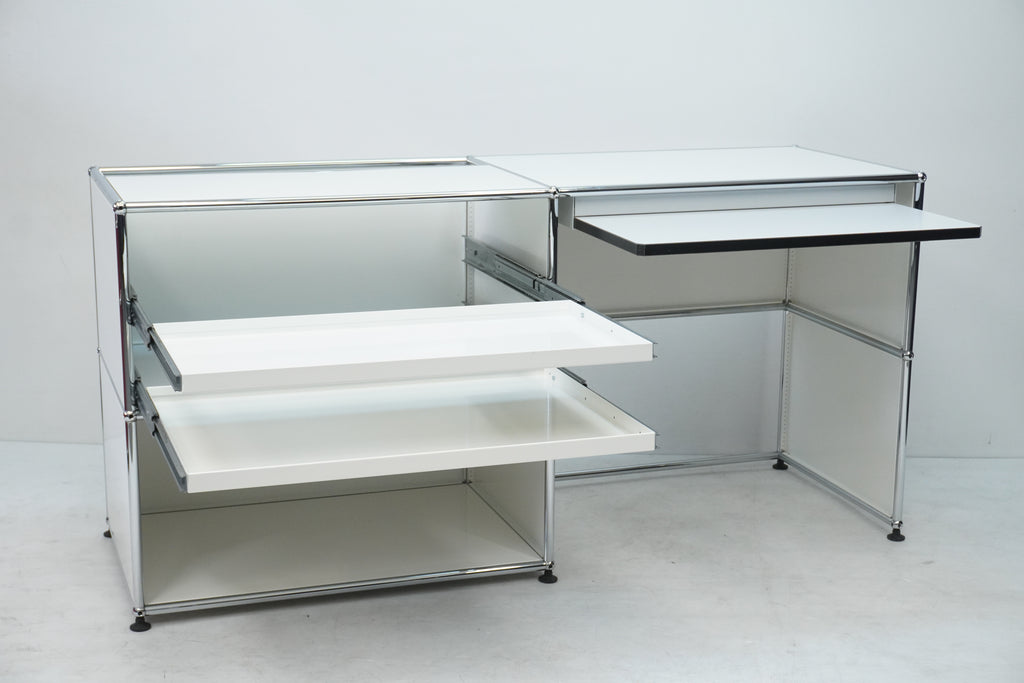USM Haller Arbeitstisch Secretaire weiss