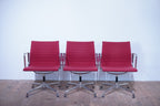 Vitra Eames Alu Chair EA107 Hopsak rot