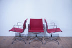 Vitra Eames Alu Chair EA107 Hopsak rot