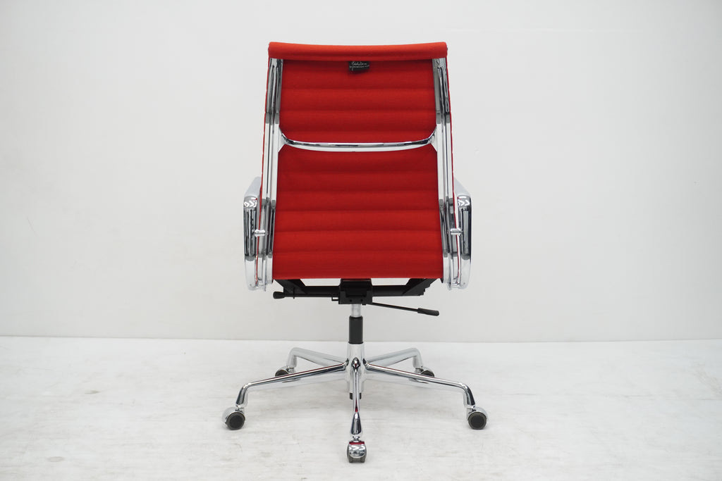 Vitra Eames Alu Chair EA119 Hopsak rot