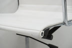 Vitra Eames Alu Chair EA119 Kunstleder weiss