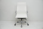 Vitra Eames Alu Chair EA119 Kunstleder weiss