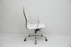 Vitra Eames Alu Chair EA119 Kunstleder weiss